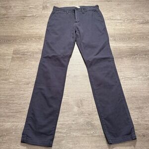 Taylor Stitch Pants Mens‎ 32 Blue The Foundation Pant 100% Organic Cotton 32x33